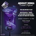 Details on Absoluts Top Bartender Tour 'In The Biz' Event