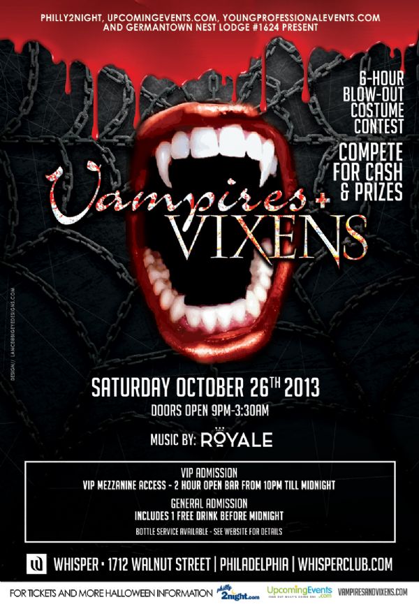8th Annual Vampires + Vixens Halloween Party in Center City