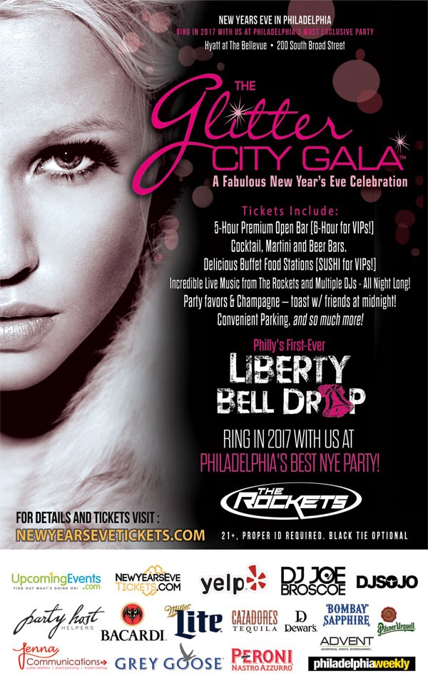 Details on The Glitter City Gala - Philly's Hottest New Year's Eve Party