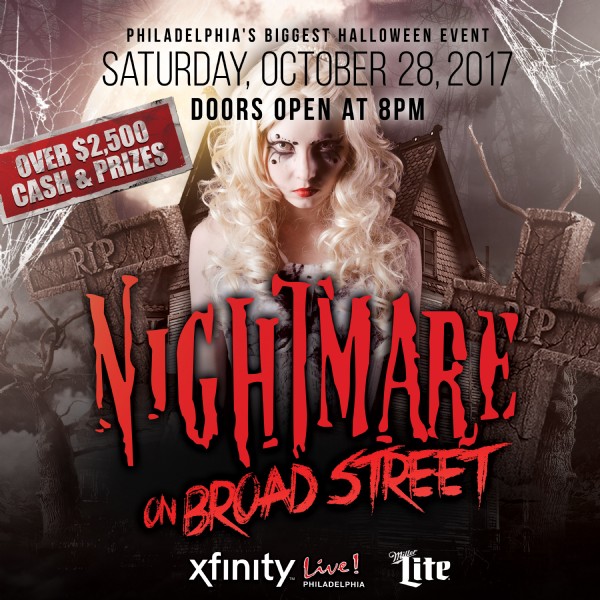 Details on Nightmare on Broad Street Halloween Bash