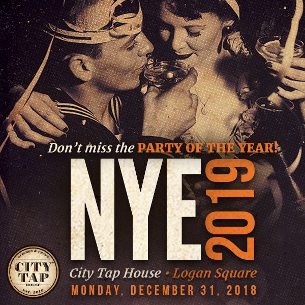Details on NYE 2019 at City Tap House Logan Square