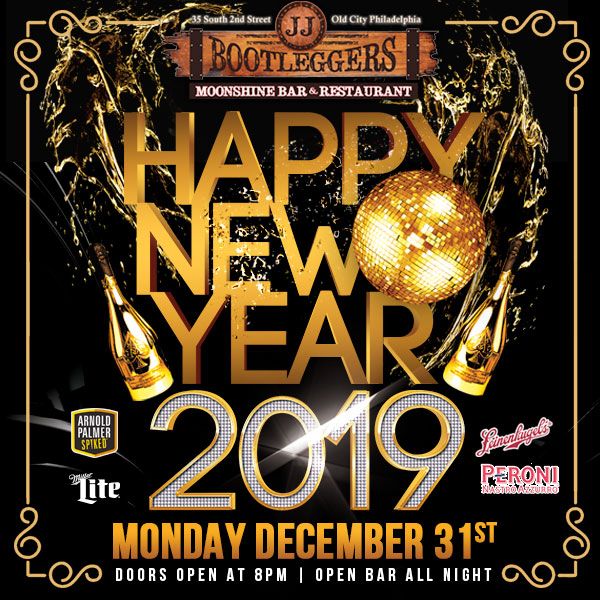 Details on New Years Eve 2019 at JJ Bootlegger's