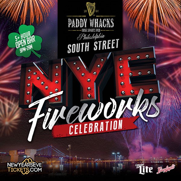 Details on South Street New Year's Eve Fireworks Celebration