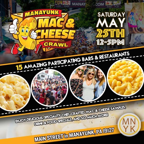 Details on Manayunk Mac and Cheese Crawl