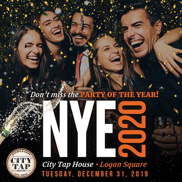 Details on NYE 2020 at City Tap House Logan Square